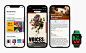 Apple Books, Apple News, and Apple Maps are displayed onscreen on three iPhone 12 models, along with the Apple Watch Series 6 Black Unity. 