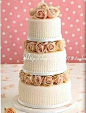 三层翻糖婚礼蛋糕 结婚蛋糕玫瑰蛋糕 生日派对蛋糕 聚会蛋糕杭州
