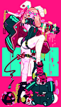 オリジナル BAD BAT BUNNY - じょーすけ的插画