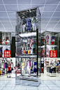 ♂ Commercial design clothes store interior visual merchandising UNIQLO Megastore: 