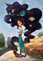 space girl 3, J lili