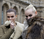 Kasia Struss and Ginta Lapina after Louis Vuitton ©…