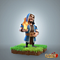 Clash of Clans - Wizard, Supercell Art : © 2012 Supercell Oy.