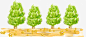 卡通小树绿植图案免抠素材_新图网 https://ixintu.com 树木 小树 树叶 绿植 植物 卡通 手绘图 简图
