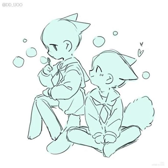 Q版模板双人