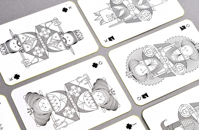 Whimsical扑克牌概念设计 设计圈...