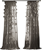 Clarkstown Solid Sheer Rod Pocket Single Curtain Panel