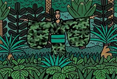 日本插画家Takeuma荒诞与幽默的漫画风格作品