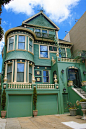 Green Victorian House, San Francisco, CA - What is a Must Do in San Francisco