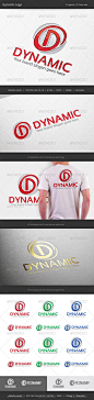 Dynamic Letter D Logo - Letters Logo Templates