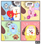 【190104 推特】BT21更新：Hair we are‼️
