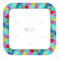 水彩手绘彩色垃圾摇滚马戏团狂欢节假面舞会复古海报卡片模板