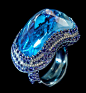 Wallace Chan | Tourmaline and Sapphire Ring