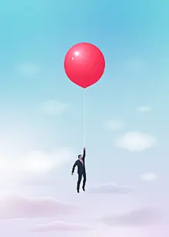 创意卡通手绘宇宙插画
