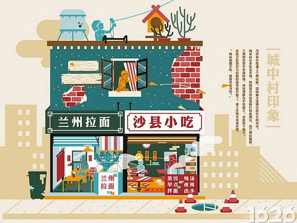 城中村印象by“X蘑菇小姐X” - 涂鸦...