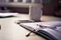 Silver Pen with a Diary Free Image Download