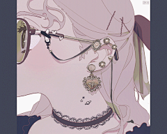 动画动画角色可爱时尚女孩插画Kawaii粉红色-23.gif