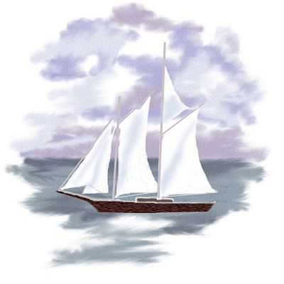 Sea Ship Painting