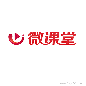 RED微课堂字体Logo设计