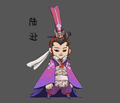 painting-tool采集到人设素材-主三国大话西游古风Q版