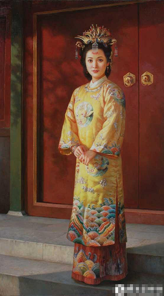 【油画版 —— 金陵十二钗之 贾元春】