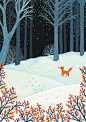 Winter fox by Saara Katariina Söderlund: 