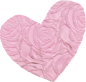 Scrapbook Cutout Rose Pink Heart