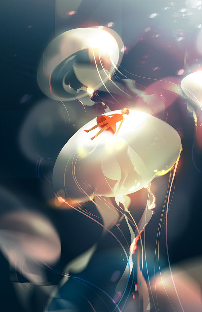 插画里的光。 作者 Jenny Yu