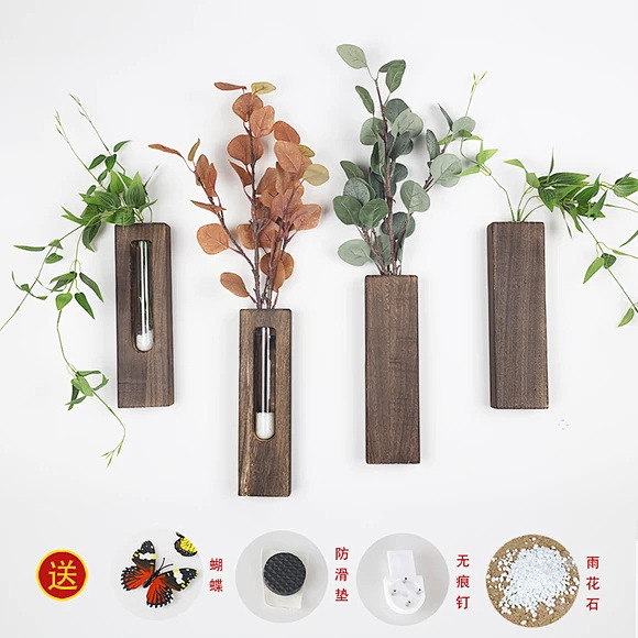 墙壁装饰挂件餐厅墙面卧室房间创意水培花瓶...