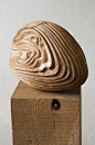 Small Works : Small Works - oak sculptures by Alison Crowther