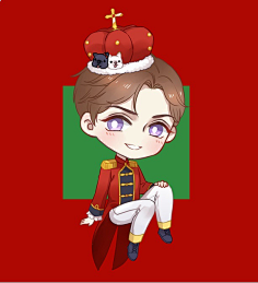 (百分九)q版-花瓣网|陪你做生活的设计师 | 蔡徐坤 可爱卡通头像