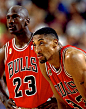 Michael Jordan & Scottie Pippen