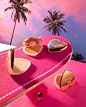 Photo by Too Faced Cosmetics on August 24, 2024. May be an image of one or more people, makeup, pallette, heart, cosmetics, palm trees and text.