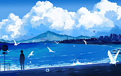 桃漫野采集到底图 | 素锦插画