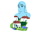 In my heart  animation branding character design explainer flat girl graphic house illustration landscape nature people ukraine vector woman