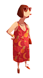 TLV Heat : a collection of characters and environments based upon my everyday commuting in Tel Aviv