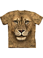 狮子-3D动物T恤