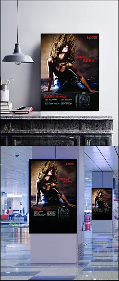 佳能相机海报图片