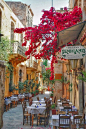 Sidewalk Cafe, Isle of Crete, Greece
photo via discount #采集大赛# #美景#