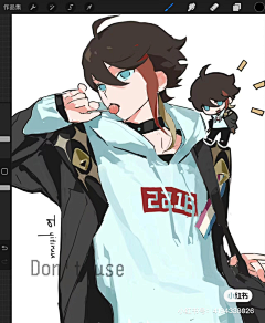 厕所清洁工采集到转画风