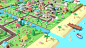 Cartoon Town - Low Poly Assets by ricimi : Cartoon Town is a customizable, mobile-friendly low-poly asset containing many elements that can be used to create a town with a nice cartoon style. 

Tileable floor and roads. Demo scenes and animations included