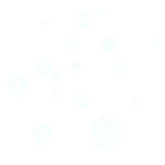 雪花（白色蓝发光png）