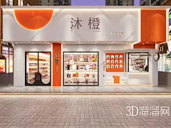 【门头3D模型下载】-门头3D模型素材下载_3D溜溜网