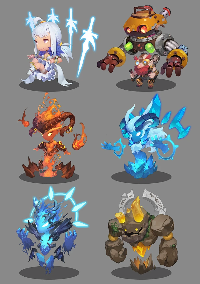 SD Character&Monster Design, Ra nis : 01-花瓣网