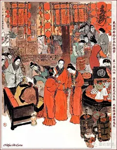 绘红楼@随心的收集_花瓣 著名连环画大师-戴敦邦，新绘红楼梦（60-120）_3570012125.jpg