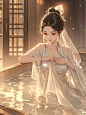 百媚千娇出浴时，君王凝盼转魂迷 - 小红书