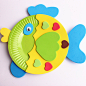 幼儿园生日礼物益智玩具批发美术早教创意手工材料彩色动物纸盘