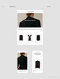 Alexander McQueen e-commerce redesignUI设计作品移动应用界面支付首页素材资源模板下载