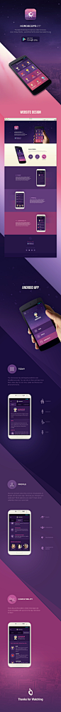 The Horoscope App : An Android app to read your daily horoscope. Love, money, friends... everything that the stars have ready for you!I have worked on the UI design part of this project.