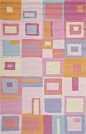 Safavieh Kids Sfk317 Pink/Multi Area Rug